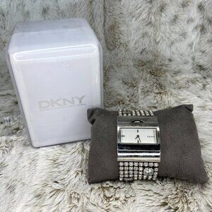 DKNY Silver Rhinestone Band Watch (NY3746) – Gently Worn